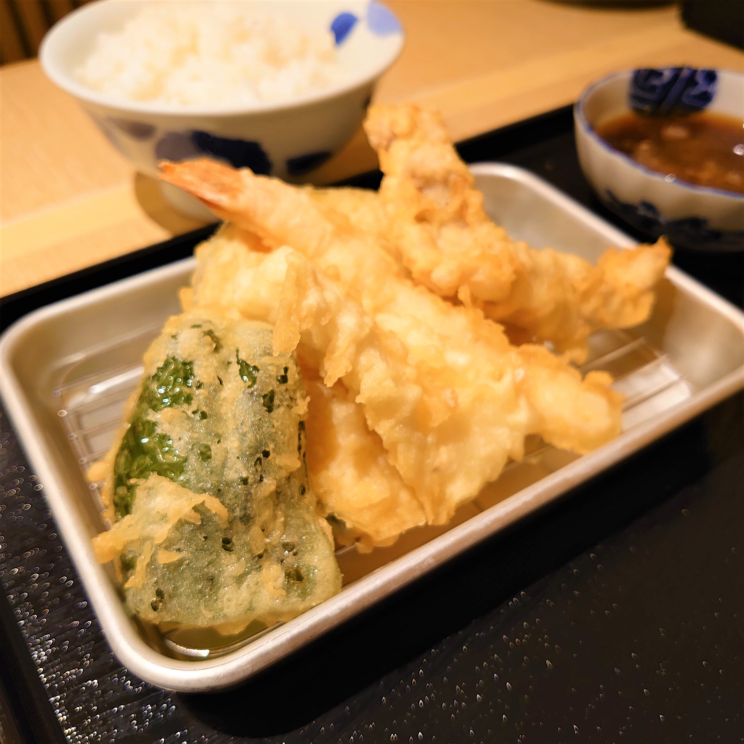 サクサク天ぷら“天清定食”