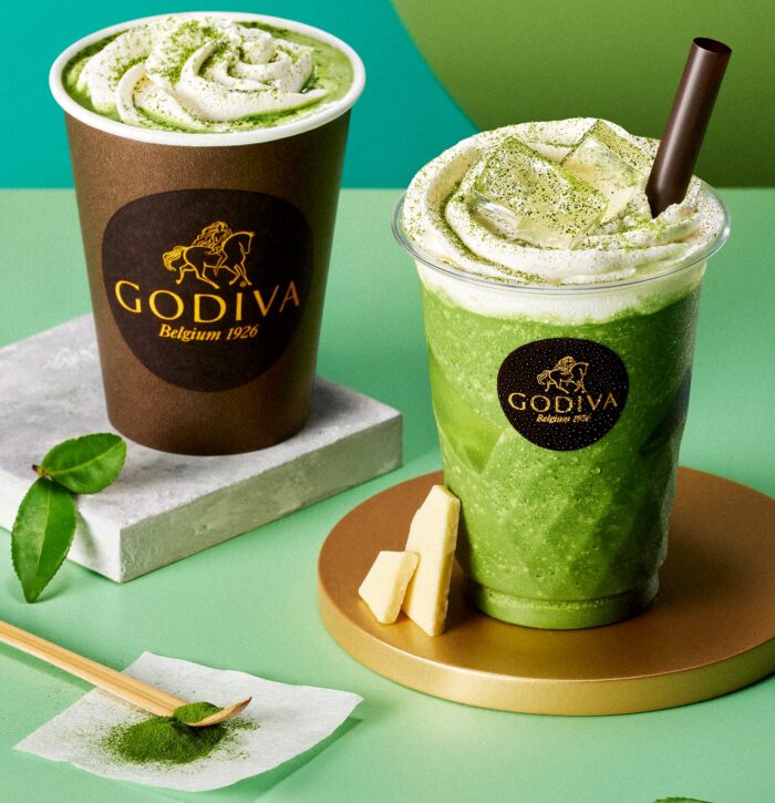 “薫香抹茶と水わらびもちショコリキサー”🥤“ホットショコリキサー西尾の抹茶”🥤