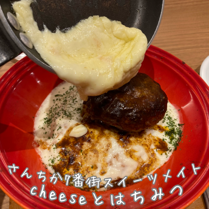 煮込みハンバーグドリア~とろけるラクレットチーズ添え~🧀