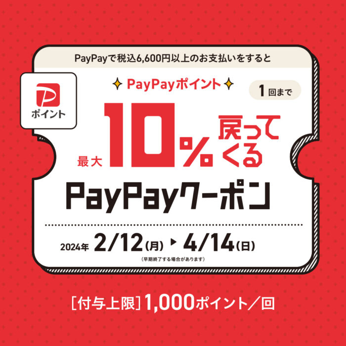 🎆超PayPay祭り開催中🎆