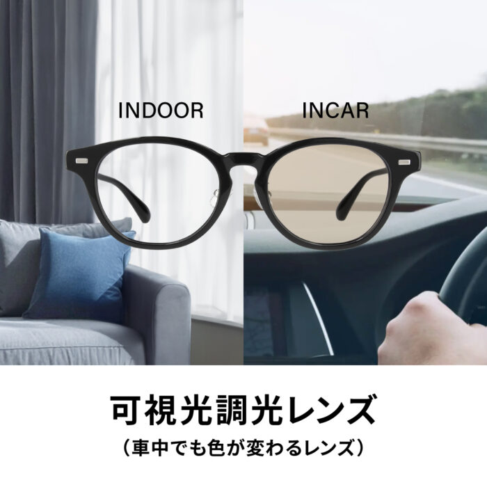 Zoffの可視光調光レンズ👓