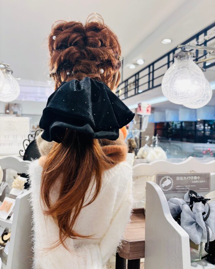 サーキュラー風バンスクリップ♪