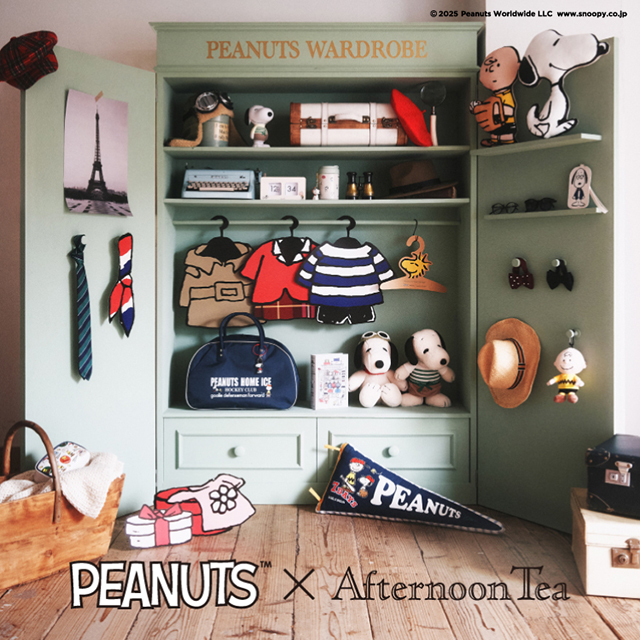 「PEANUTS WARDROBE」をテーマにしたコラボレーションアイテムが登場！！🌟